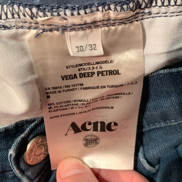 ACNE Studios Vega Skinny Jeans 30/32 - Picture 6 of 6
